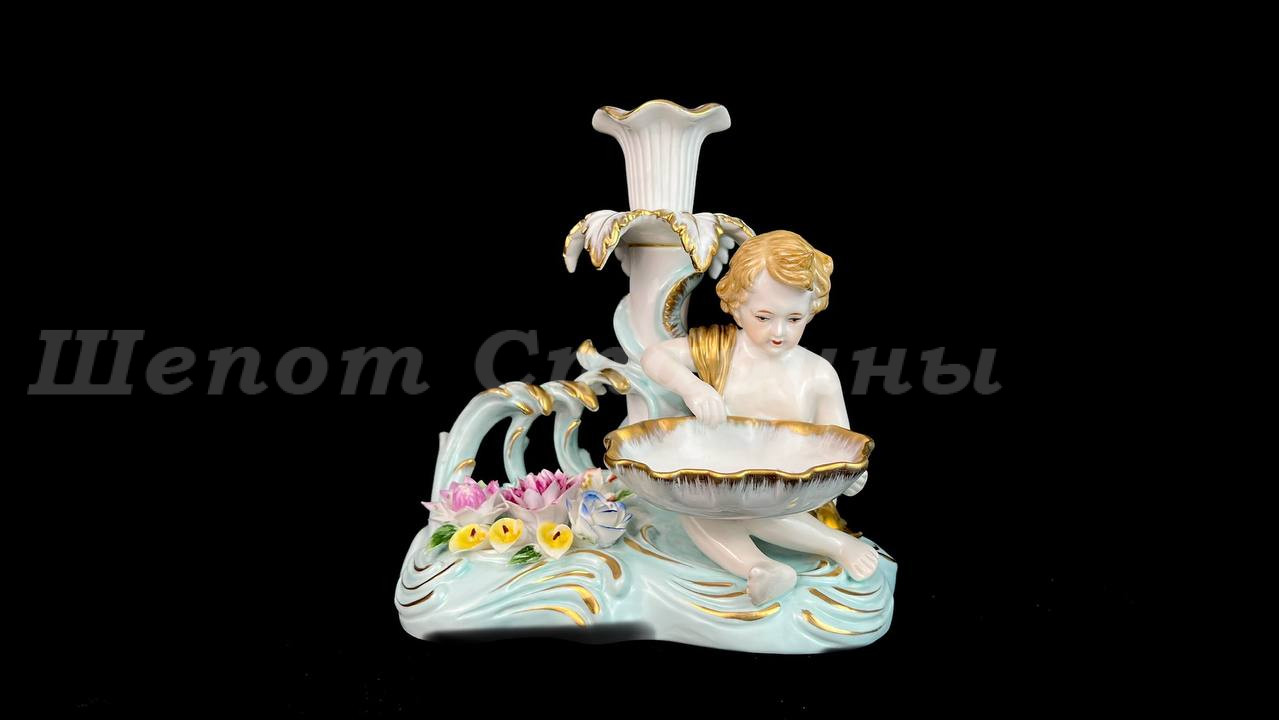 Лот. № 328 Подсвечник в стиле Meissen