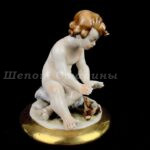 Лот. № 347 Статуэтка Путти Capodimonte Italy