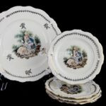 Лот. № 343 Набор тарелок Rosenthal серия ‘POMPADOUR’ Первая половина XX века