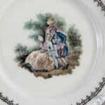 Лот. № 343 Набор тарелок Rosenthal серия ‘POMPADOUR’ Первая половина XX века