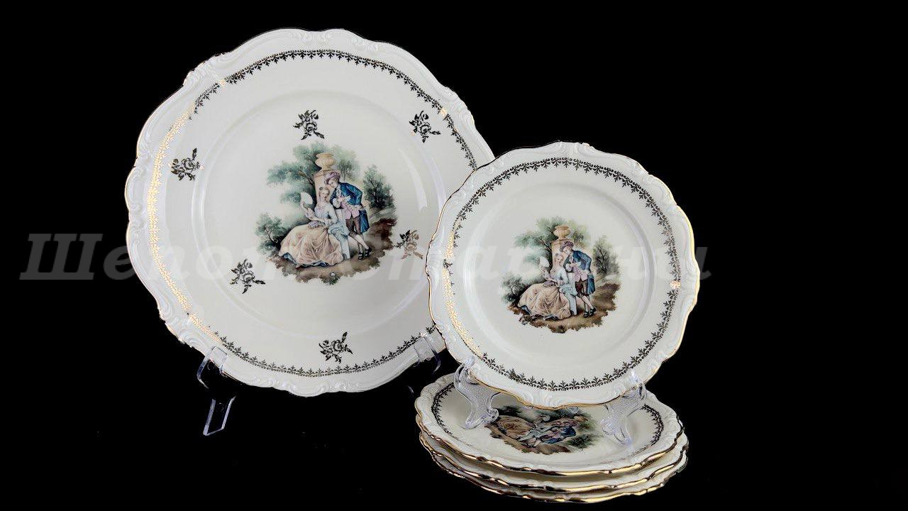Лот. № 343 Набор тарелок Rosenthal серия ‘POMPADOUR’ Первая половина XX века