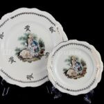 Лот. № 343 Набор тарелок Rosenthal серия ‘POMPADOUR’ Первая половина XX века