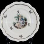Лот. № 343 Набор тарелок Rosenthal серия ‘POMPADOUR’ Первая половина XX века