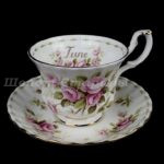 Лот. № 355 Чайная пара Royal Albert – June