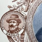 Лот. № 685 Антикварная коллекционная тарелка Sarreguemines