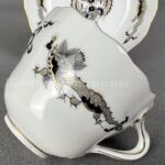 Лот. № 719 Кофейная пара Meissen черный Дракон
