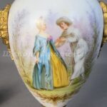 Лот. № 758 Антикварная декоративная ваза Sevres France XIX век
