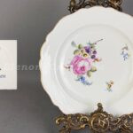 Лот. № 779 Антикварная тарелка Meissen Germany