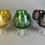 Лот. № 835 Коньячные хрустальные фужеры AJKA CRYSTAL, Hungary