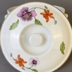Лот. № 864 Круглая Тюрина с крышкой Royal Worcester “Evesham”, Англия