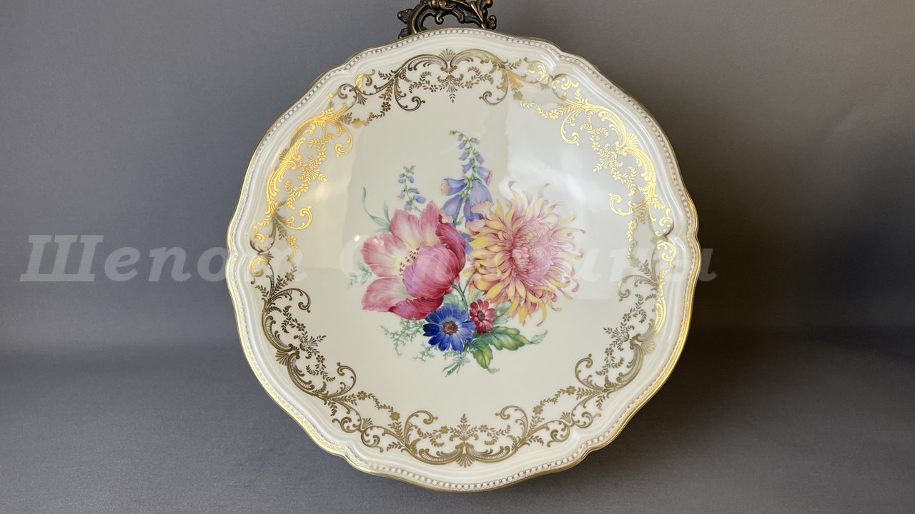 Лот. № 883 Винтажное большое блюдо на ножке Rosenthal “Chippendale”, Германия