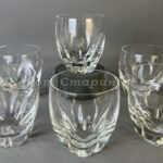 Лот. № 895 Набор хрустальных стаканов Lalique, Франция — 6 штук